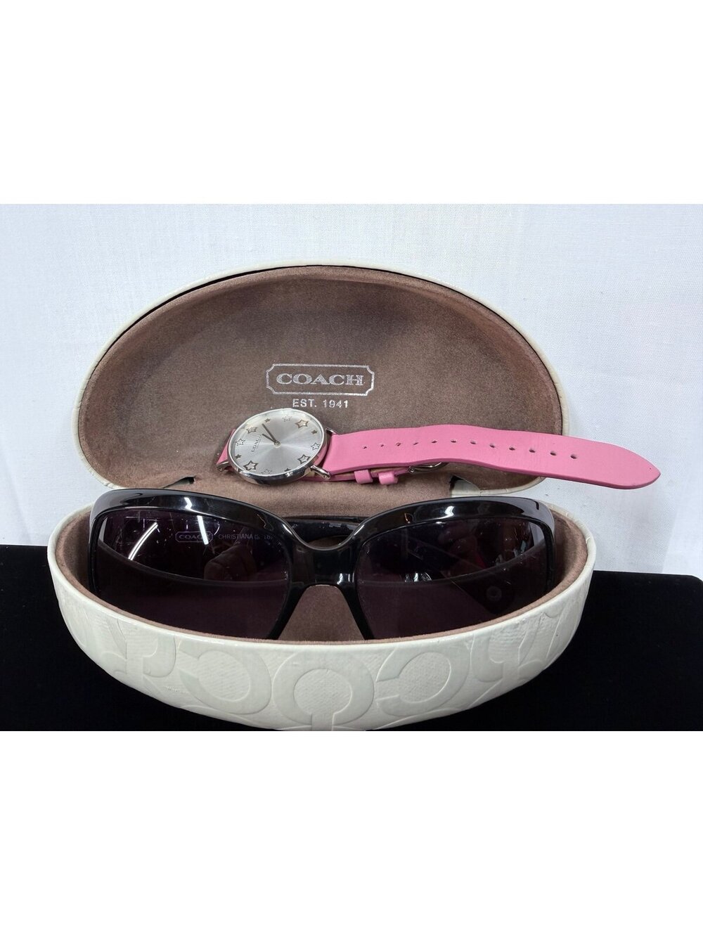 Coach bundle- glasses + Watch Coach Sunglasses CHRISTIANA